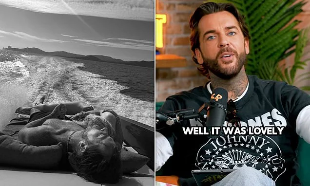 Pete Wicks reflects on hard-launching his romance with girlfriend Olivia Attwood as he shares fears he would 'embarrass' her with loved-up post
