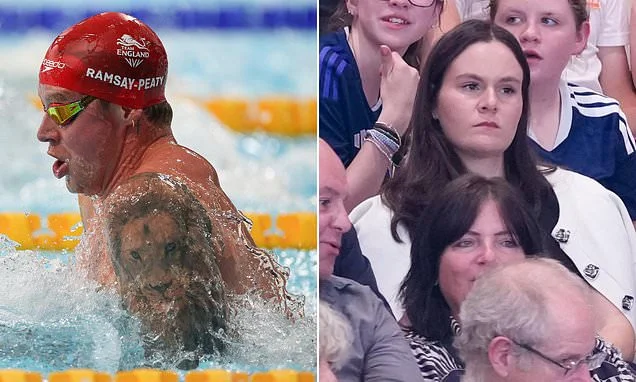 As Adam Peaty prepares to swim for Commonwealth gold tonight in front of besotted new wife Holly Ramsay, the surprising connection he still keeps with his estranged family is revealed