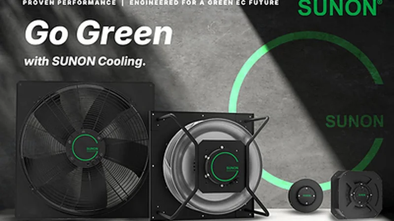 SUNON Unveils ErP 2026-Ready Green EC Fans to Power Next-Gen AI Infrastructure