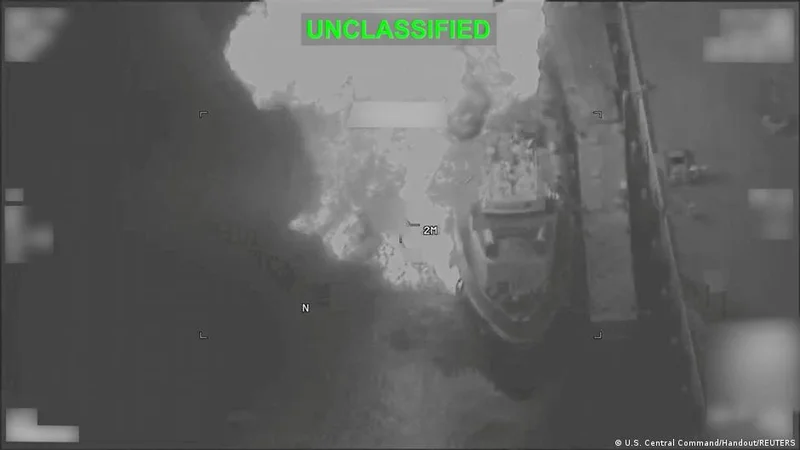 Iran war: US launches new strikes over shipping routes threat
