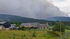 Police declare 'major incident' as wind change increases Cairngorms wildfire risk