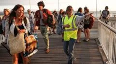 Fleeing a wall of flames: Tourists describe France wildfires escape