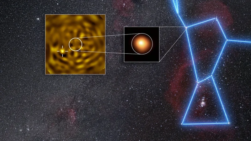 New telescope images provide best evidence yet that the bright red star Betelgeuse is actually 2 stars in disguise