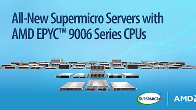 Supermicro Introduces New Server Portfolio with 6th Gen AMD EPYC™ 9006 Series CPUs, Delivering 1.7x Generational Performance Improvements