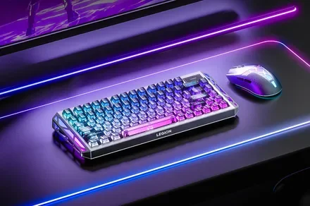 A metallic Hall effect keyboard and a 59g mouse are Lenovo’s latest upgrades for snazzy gaming setups