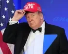 Donald Trump dons 'Trump 2028' hat and jokes about 'fourth term' – video