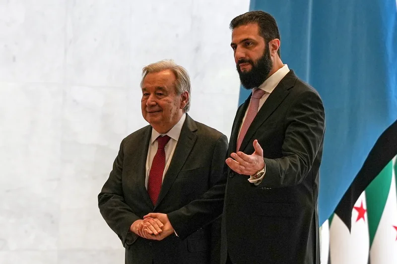 U.N. chief urges international community to back Syrians during visit to Damascus
