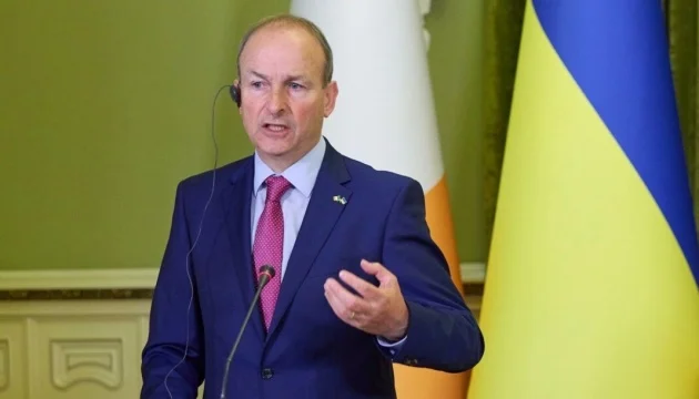 PM of Ireland, holder of EU Council presidency, arrives in Kyiv