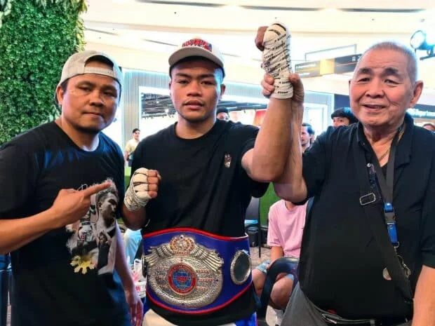 Bacaro TKOs Thai foe in 2 rounds, captures WBF Silver welterweight title