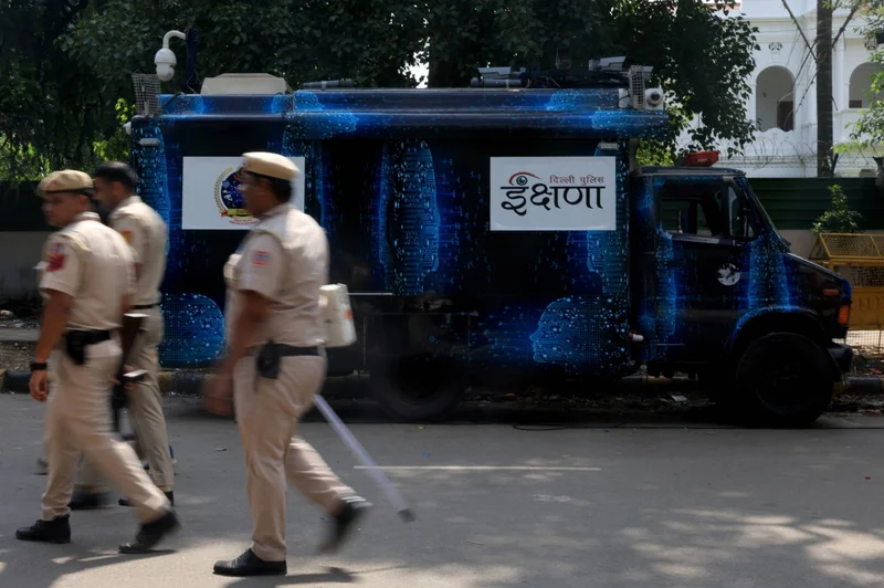 Modi faces challenge from activists over AI surveillance at India youth protest