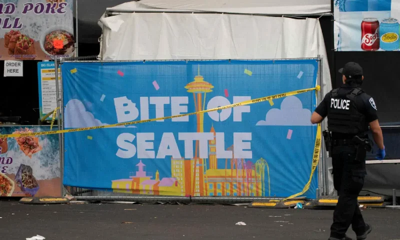 Mass shooting kills 3, wounds 4 near Space Needle landmark in Seattle