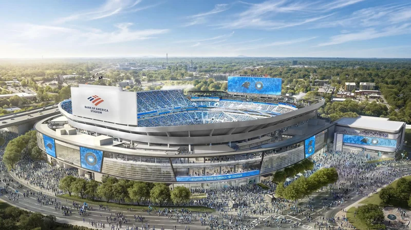 New Renderings Released For $1.3B Bank Of America Stadium Renovation