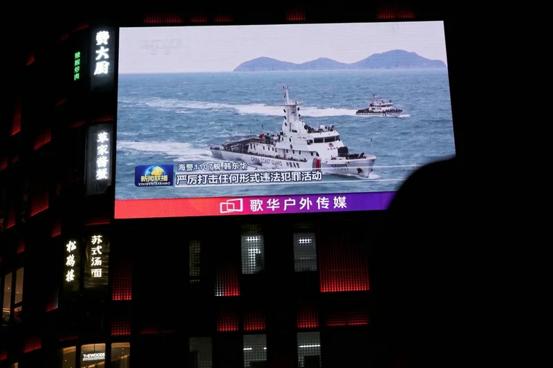 Taiwan tests how it would resist a Chinese siege at sea