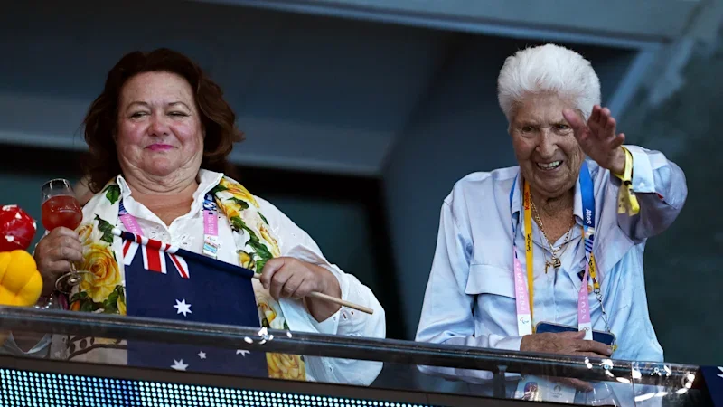 Swimmers banned from thanking Rinehart in Commonwealth Games interviews