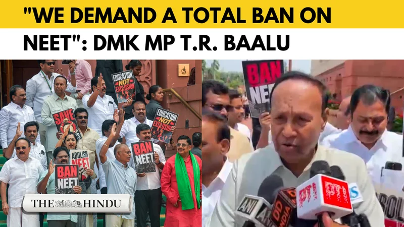 Watch: DMK MPs protest in Parliament, seek debate on student protest violence