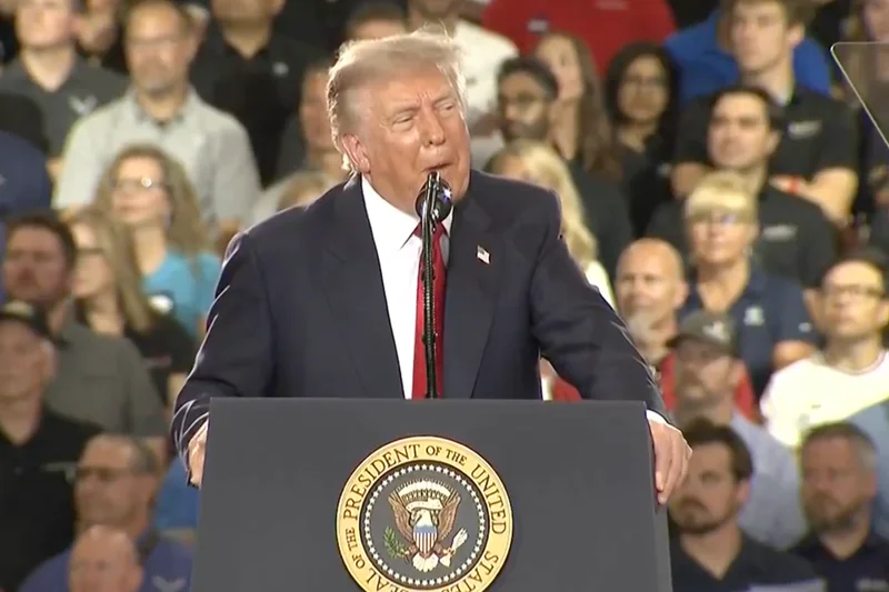 Moment Donald Trump interrupted by heckler who calls him a ‘paedophile protector’
