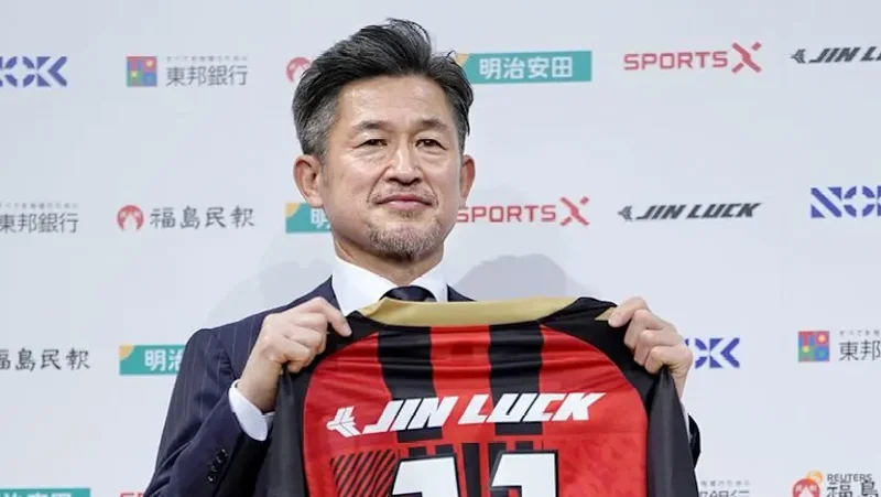 Japan's 'King Kazu', 59, scores first goal for four years