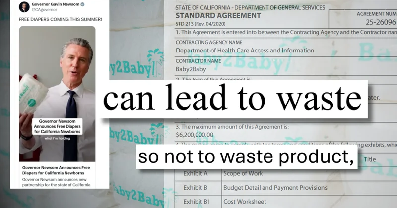 CBS California Investigates reviewed 356 pages of state records behind California's $6.2 million diaper contract. Here is what they show.