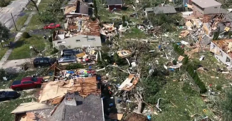 Extremely dangerous tornado tears through Wisconsin in wild day of severe weather
