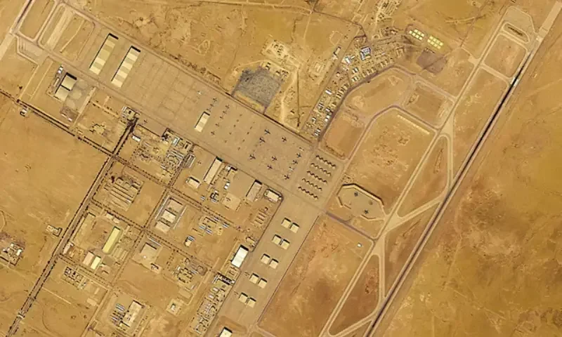 What are the main bases housing US forces in the Middle East?