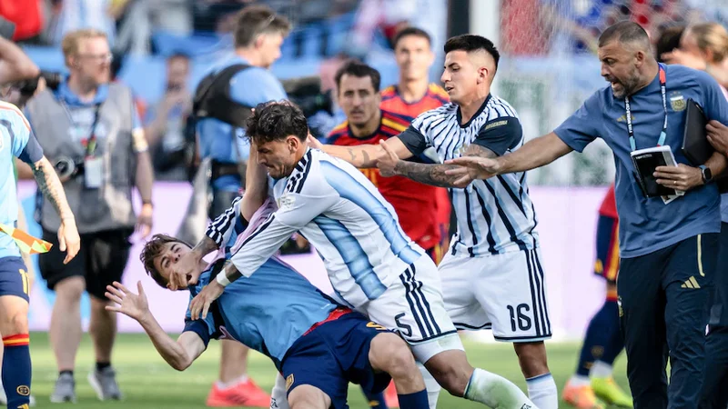 FIFA hits Argentina with World Cup charges for scuffle, 'Malvinas' banner