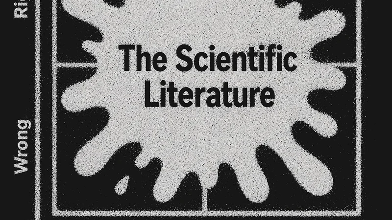 The Scientific Literature Is Poisonous to LLMs