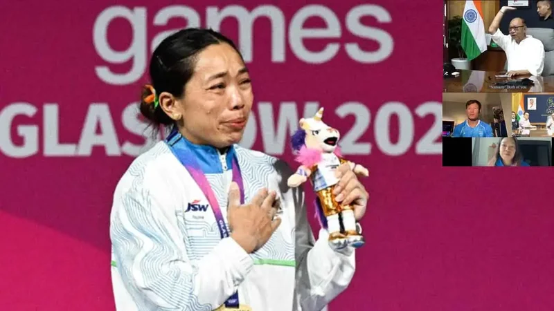'We are proud of you': Manipur CM's video call with Mirabai Chanu - Watcg