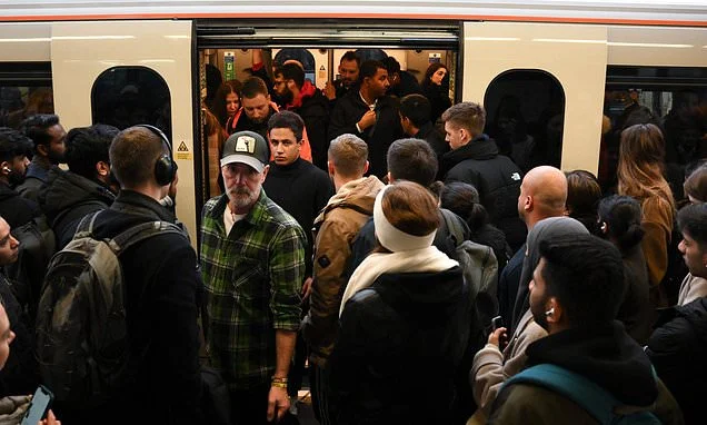 Britain's most overcrowded commuter trains are revealed as thousands are left standing at peak times