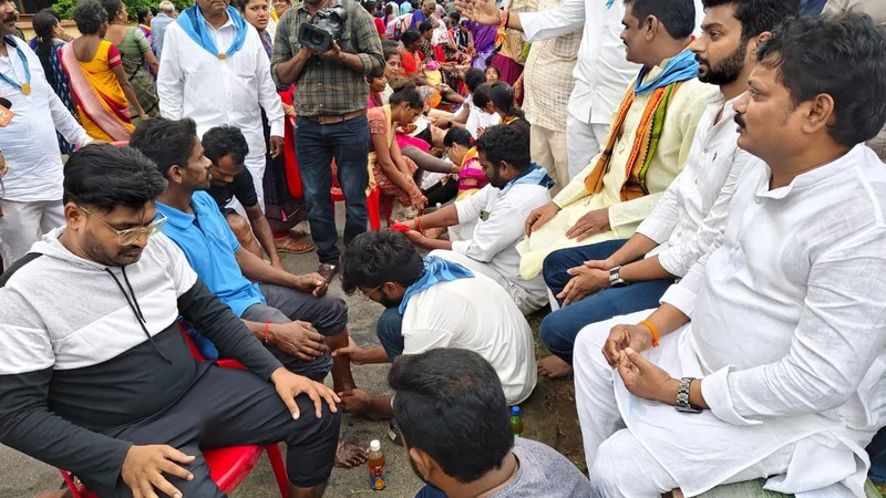 Giri Pradakshina: Ten years of oil, for the feet that walk the Simhachalam hill