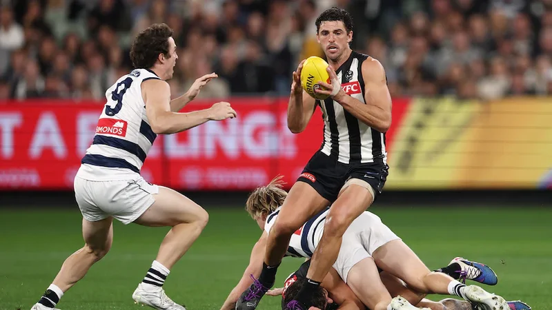 Live: Pies and Cats clash at the MCG in finals-shaping blockbuster