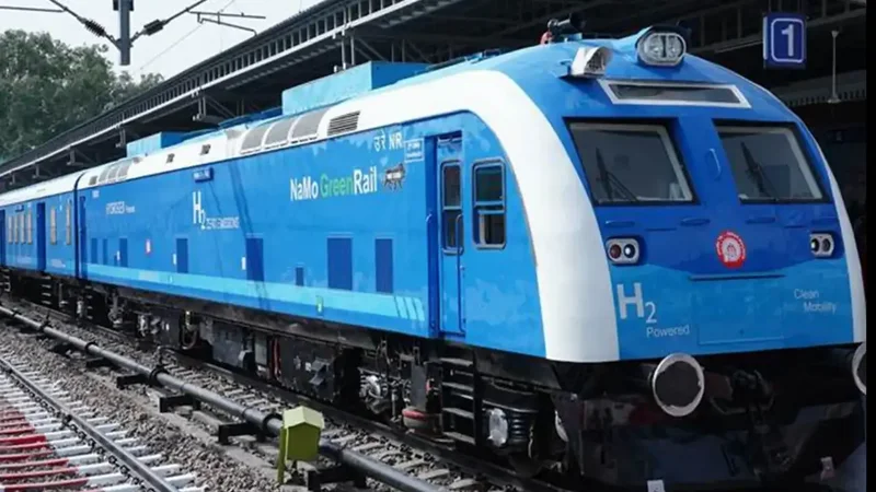 India’s first hydrogen-powered train saves 3,200 litres of diesel; Delhi route tests next