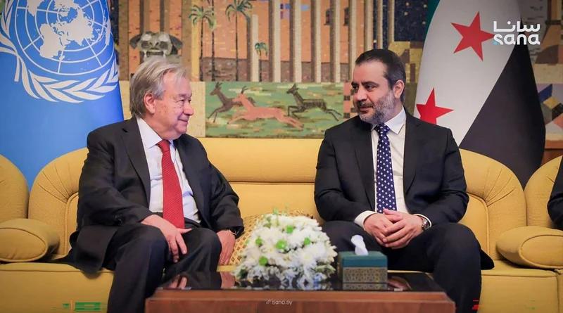 UN Chief Guterres calls for global support on landmark Syria trip