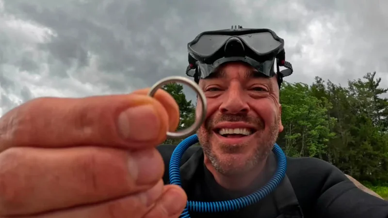 Nova Scotia metal detectorist finds wedding ring lost in lake