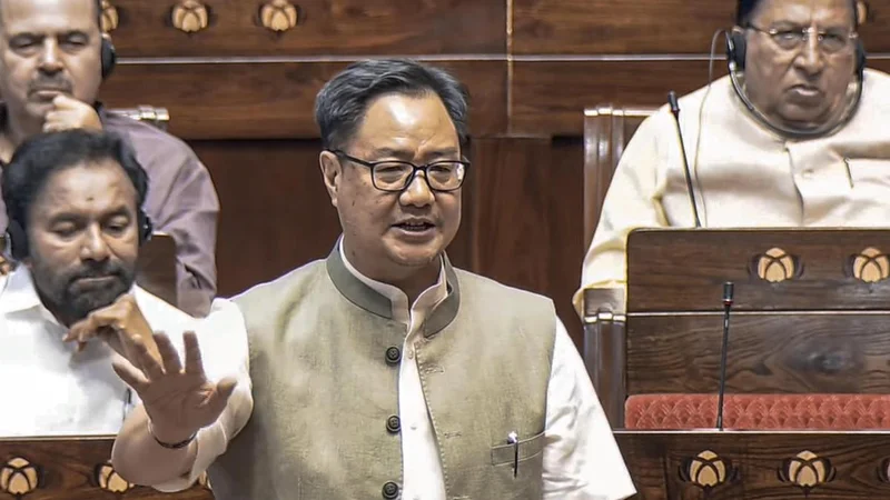 Oppn. trying to run away from NEET debate by attaching pre-conditions: Rijiju in Lok Sabha