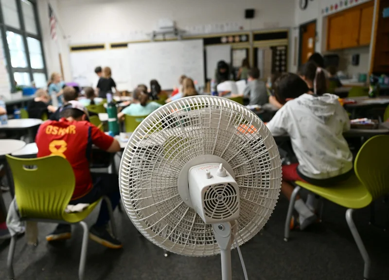 It’s getting hotter in classrooms and on playgrounds – schools aren’t ready to handle extreme temperatures