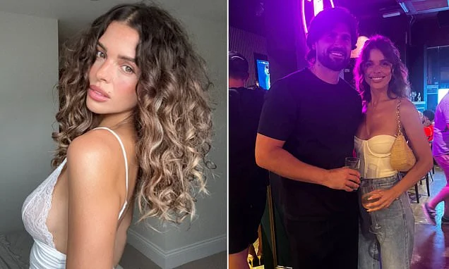 Chloe Lewis wows in a white lace bra as she posts sexy snaps after she was pictured with 'boyfriend' Dan Edgar for the first time