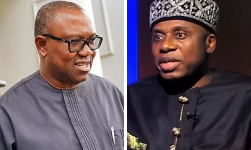 Peter Obi, Amaechi spotted together in Lagos [VIDEO]