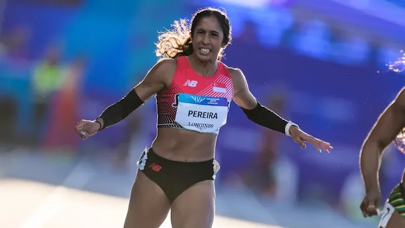 Singapore's Shanti Pereira finishes eighth in Commonwealth Games 200m final