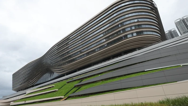 Huanggang’s stone-like facade inspired by rock-solid Shenzhen, Hong Kong ties