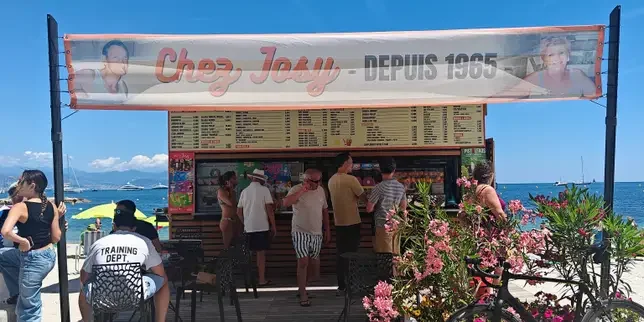 In Antibes, the unbeatable pan bagnat sandwich from Chez Josy