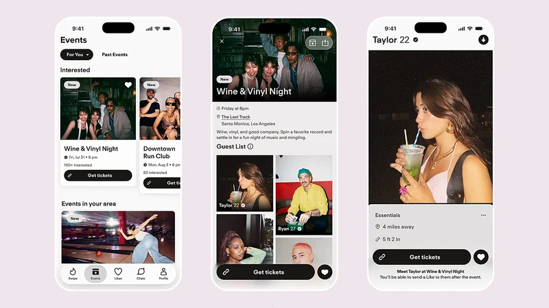 You can now find local events on Tinder — and match with other attendees