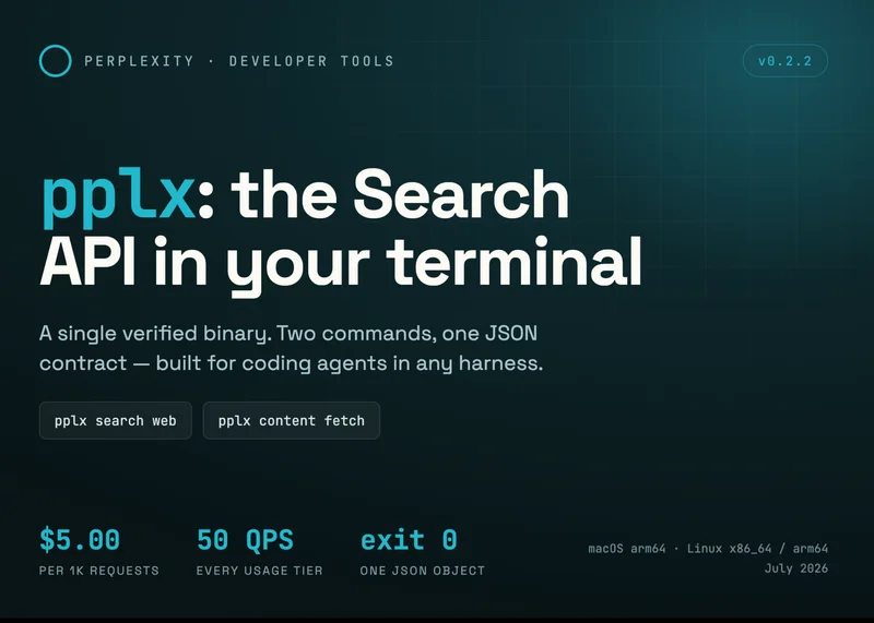 Perplexity Releases pplx, a Single-Binary CLI That Puts Its Search API in the Terminal for Coding Agents