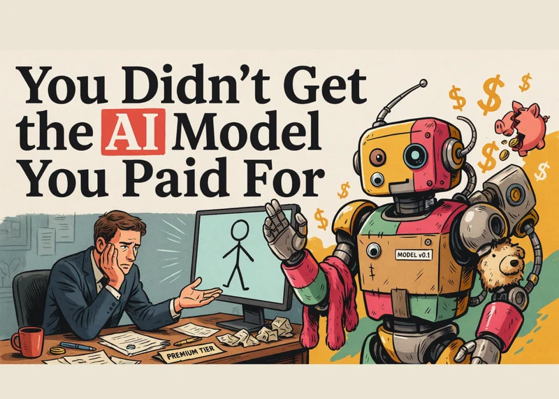 You Didn’t Get the AI Model You Paid For
