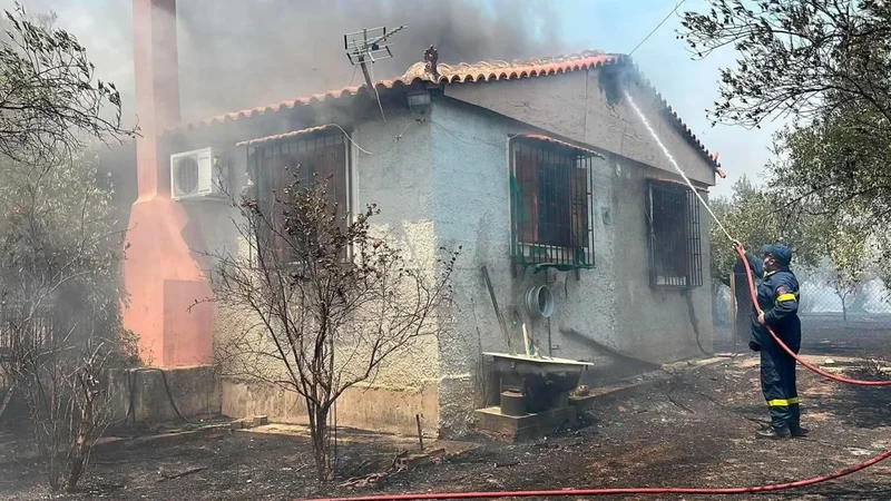 Europe’s wildfire threat expands in latest heatwave