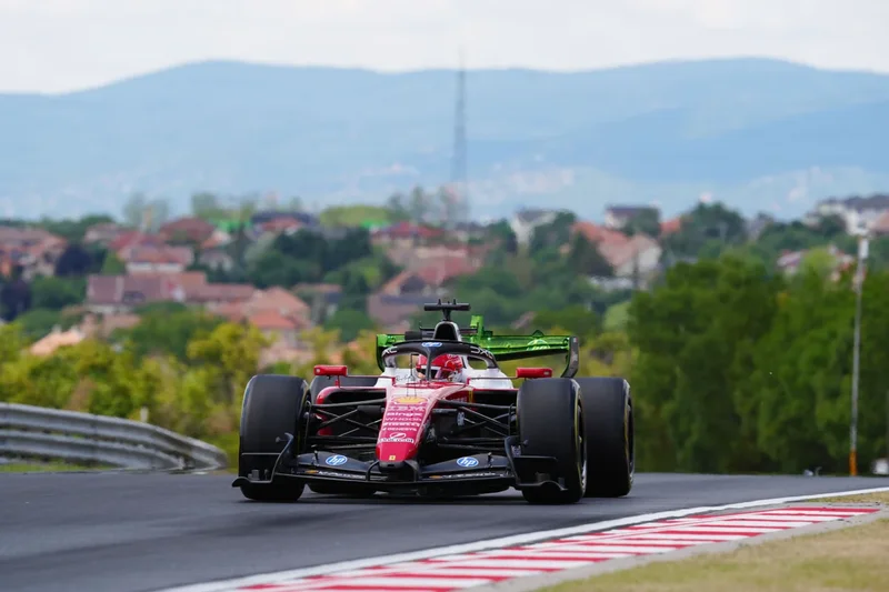 Lewis Hamilton unable to match Charles Leclerc’s pace in first Hungary practice