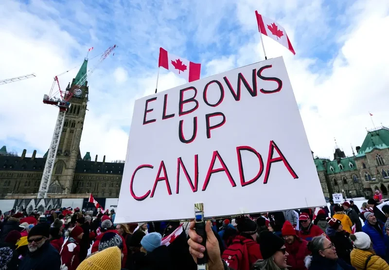 Elbows up? Most Canadians support retaliation against U.S. tariffs: poll