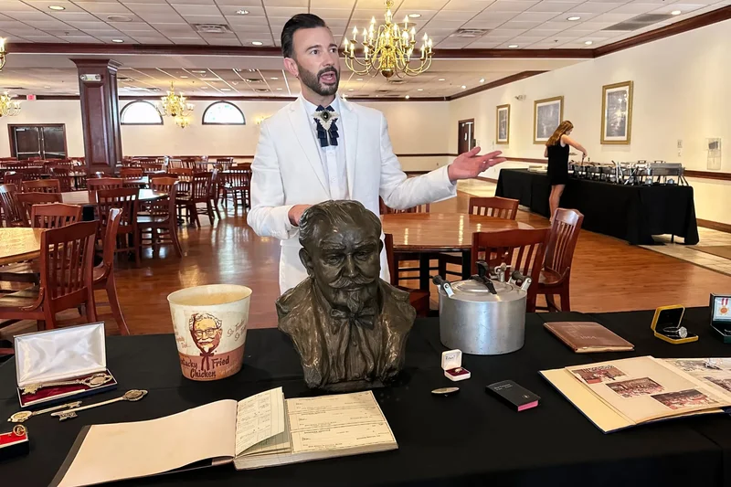 ‘He did wear clip-ons’: KFC founder Colonel Sanders’ pressure cooker, bow ties, former home up for auction