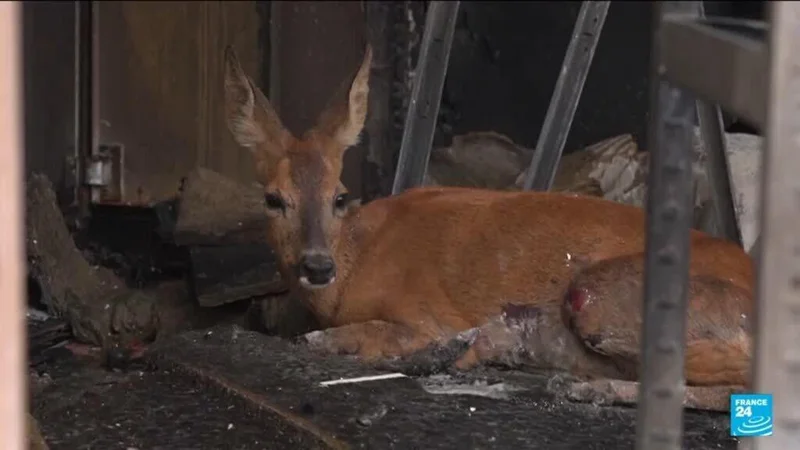 From deer to hedgehogs: Wildfires devastate France's wildlife