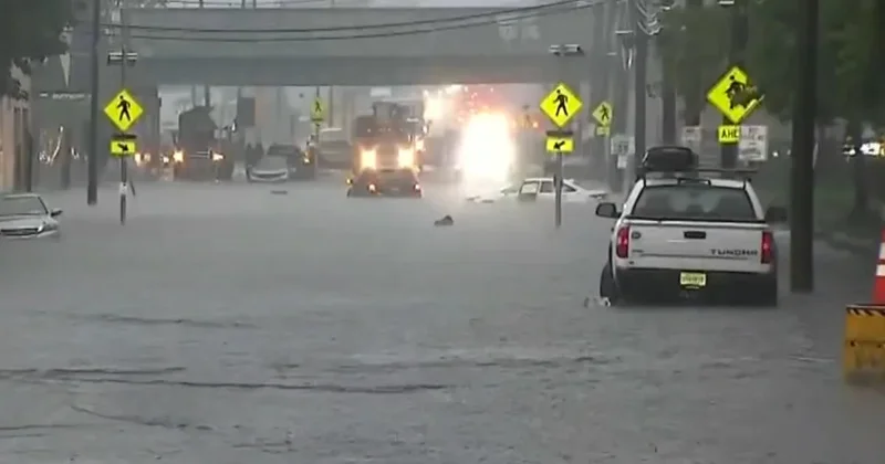 Torrential rain causes major flooding in parts of the Northeast