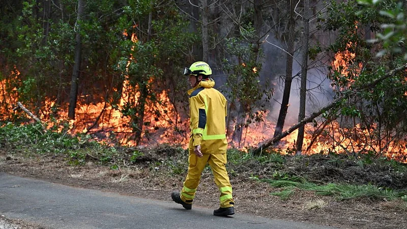 Thousands of French wildfire evacuees return home as cooler weather moves in